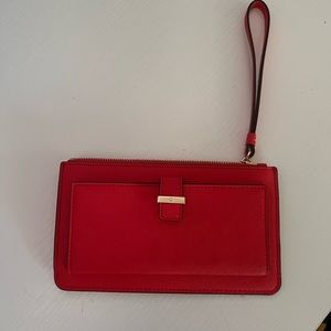 NWOT: Kate Spade Red Wristlet Wallet
